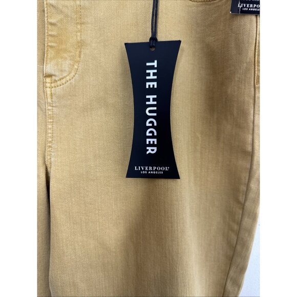 Liverpool The Hugger Ankle Jeans 33/16 Gold Honey Stretch High Rise NWT - Picture 6 of 10